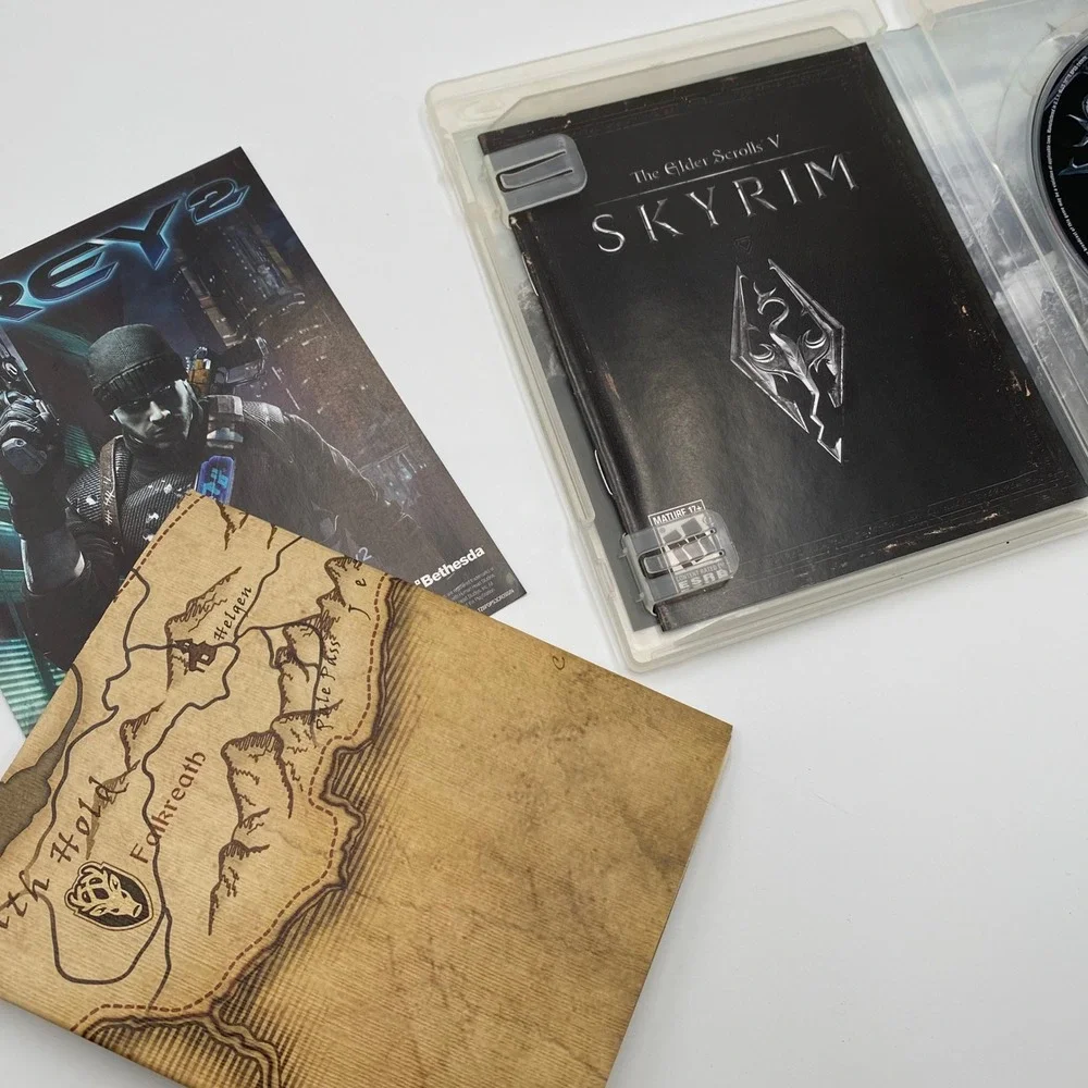 Elder‎ Scrolls V: Skyrim - PS3 Game - Complete With Map And Inserts